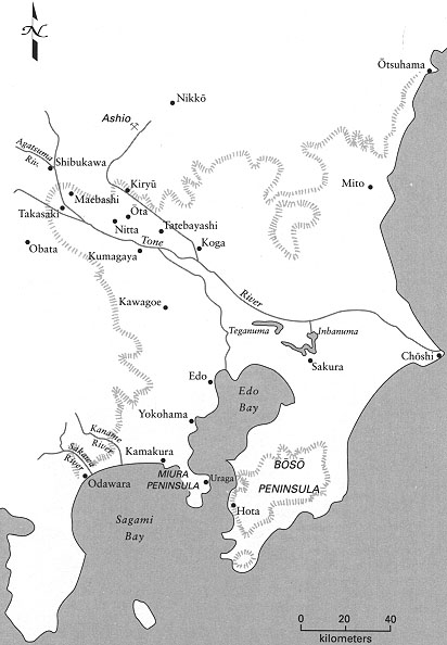 Map of Kantô Plain