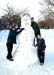 Snowman on Mall