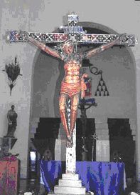 Fig. 2 Anonymous, Black Christ of Maracaibo, late 16th century. Maracaibo Catedral. Source: La Santa Reliquia Maracaibo: obras e historias (http://maracaibozulia.tripod.com/santa_reliquia.htm)