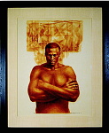 Charles White (1918-1979)
JOHN HENRY
1975
Oil wash/pencil on paper
36 " x 31 "