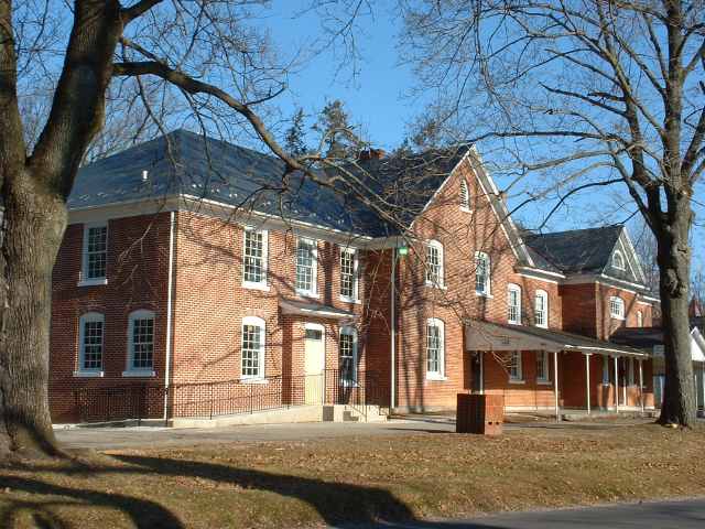 Exterior of West Grove Friends Quaker Meetinghouse