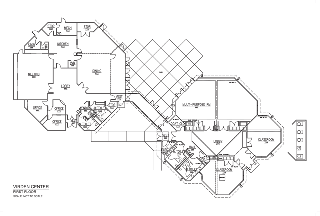 Floorplan of Virden First Floor