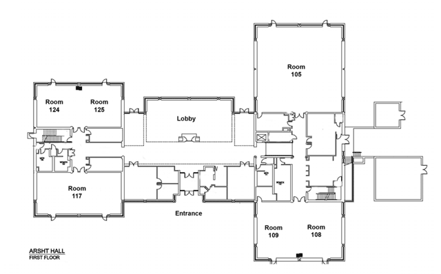 Floorplan of Arsht Hall