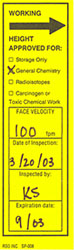 Certification Sticker