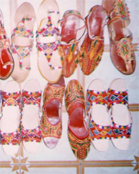 beaded shoes
