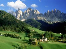 Italian Dolomite Mountains