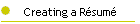 Creating a Rsum