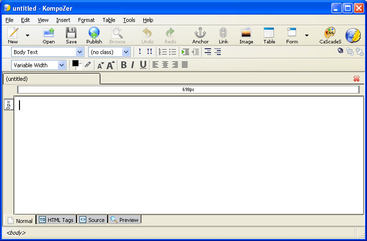 kompozer software free download for windows