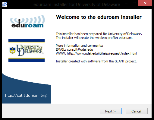 Eduroam installer