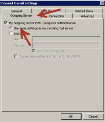 outgoing server