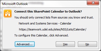 sharepoint calendar window