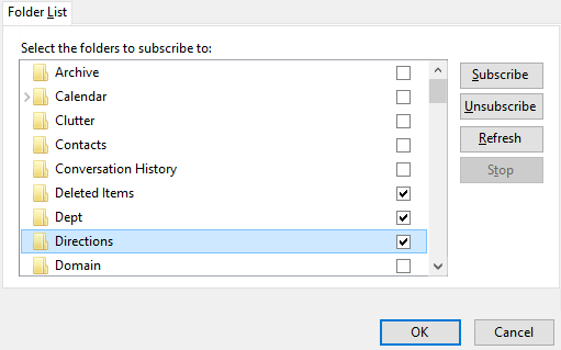 Folder List