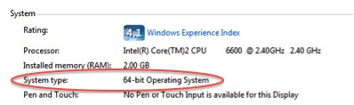 system properties