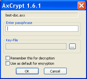 decrypt passphrase