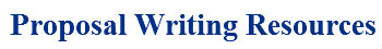 Proposal Writing Guide