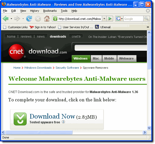 malwarebytes will not install on widows 109