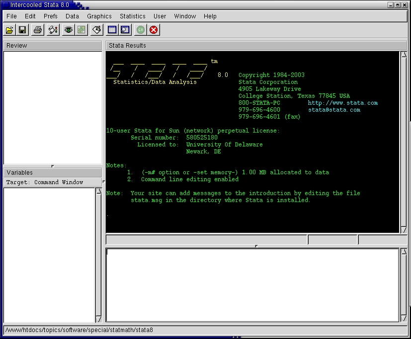 Full-screen stata