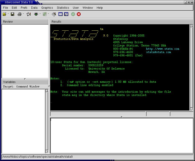 Full-screen stata