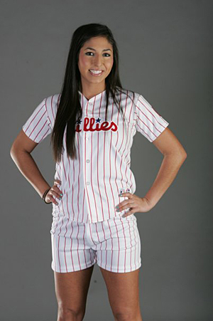 Junior Gina Papili savors season as a Phillies ball girl