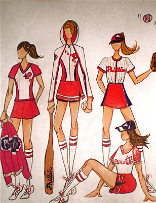 PHOTO: New Uniforms for Phillies Ballgirls