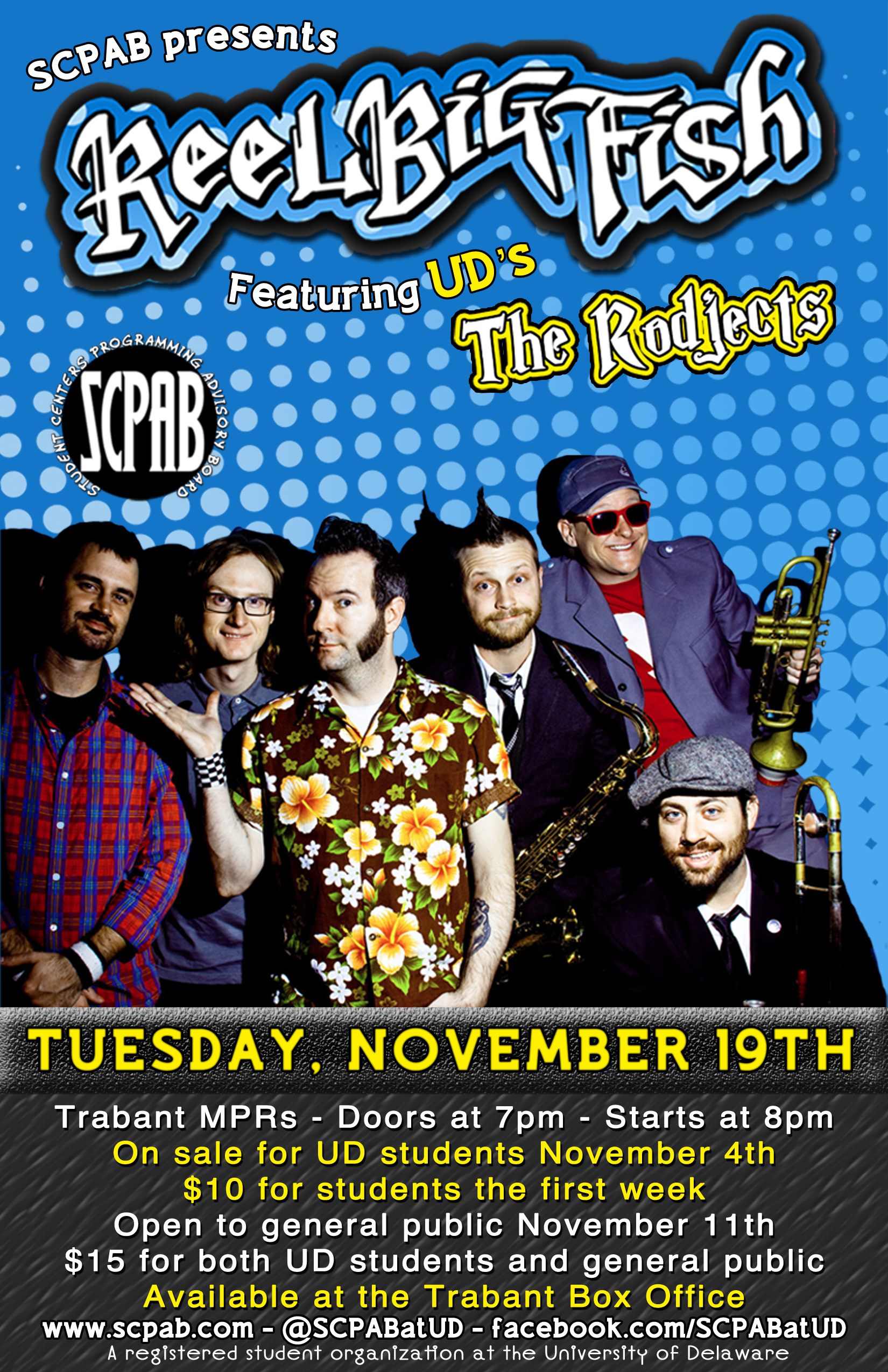 SCPAB to present concert featuring ska band Reel Big Fish