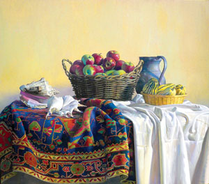 Basket of Apples by Stephen Tanis