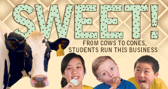 Sweet! From cows to cones this business is student run