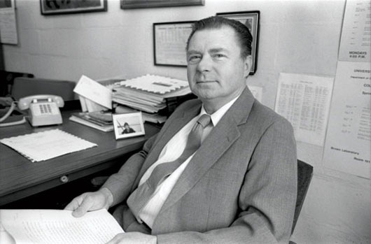 Richard Heck at desk