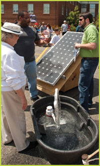 people having fun at ag day