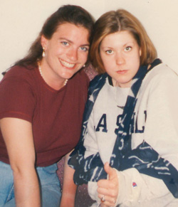Johnson and Testerman in college