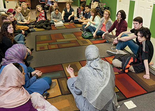 Group taking class called Muslim Delaware