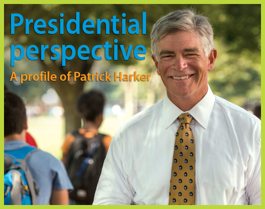 Presidential Perspective. A profile of Patrick Harker