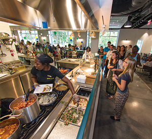 the new Rodney dining hall