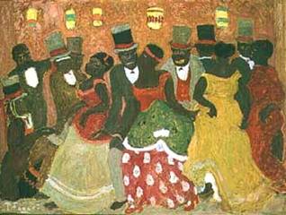 Fig. 2 Pedro Figari, Candombe Federal, n/d. Oil on cardboard, 24.4" x 32.3". Published with permission of fernando Saavedra Faget.