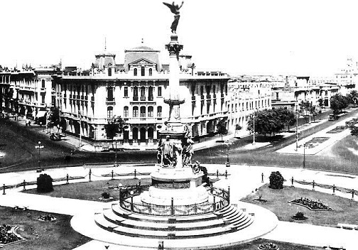Fig 2. Monumento al Dos de Mayo, Lima. Vista frontal