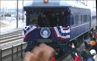 Obama's on the TRAIN! 