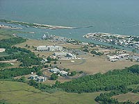 Aerial view of Lewes Campus