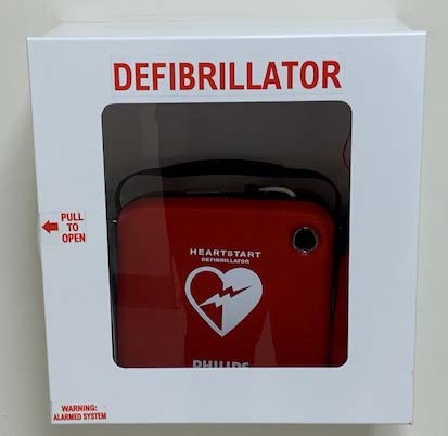 An installed AED