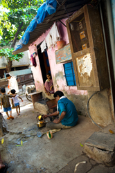 Street scene in India