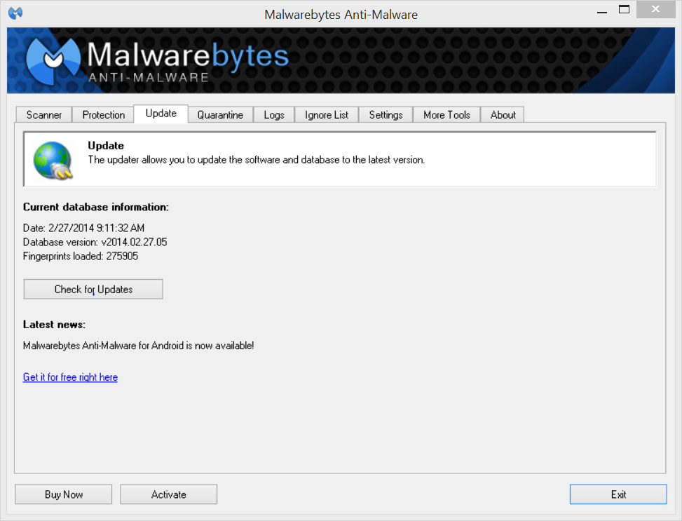 Malwarebytes tray application что это