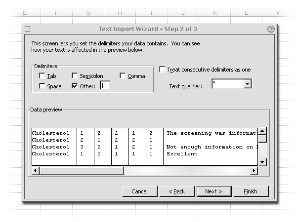 excel text import wizard numbers as text
