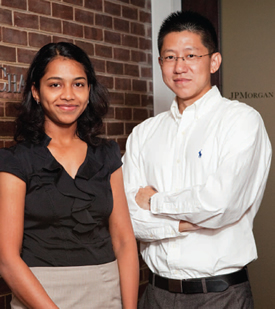 Harry Wang and Lilly Chandran