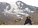 Dr. Michael O'Neal at the Cascade Mountain Range in the Pacific Northwest