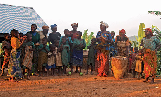 vogel and herman meeting with the Batwa