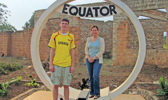 vogel at uganda equator