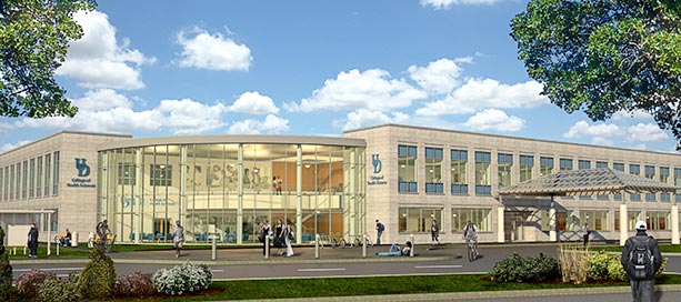 College of Health Sciences Building Architects Rendering