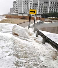 Hurricane Sandy hits Rehoboth Beach