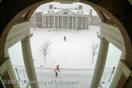 Snow at Dupont Hall