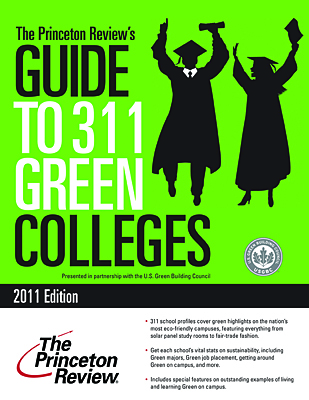 Student Green Guide UD highlighted in guide to green colleges