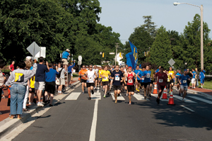 Alumni weekend 5k run